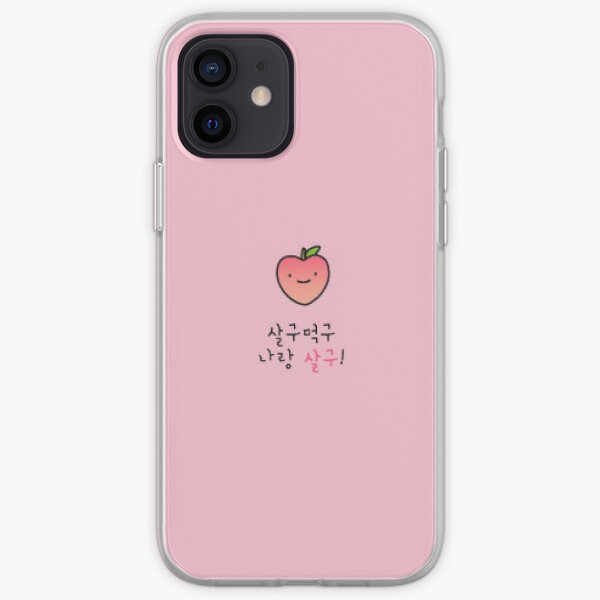 Stray Kidss phone case cute pink peach iPhone Soft Case RB0508 product Offical Stray Kids Merch
