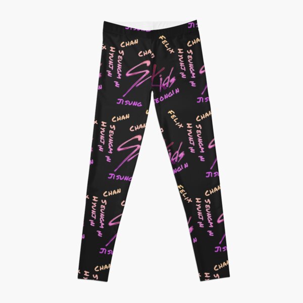 Stray Kids logo and names Leggings RB0508 product Offical Stray Kids Merch