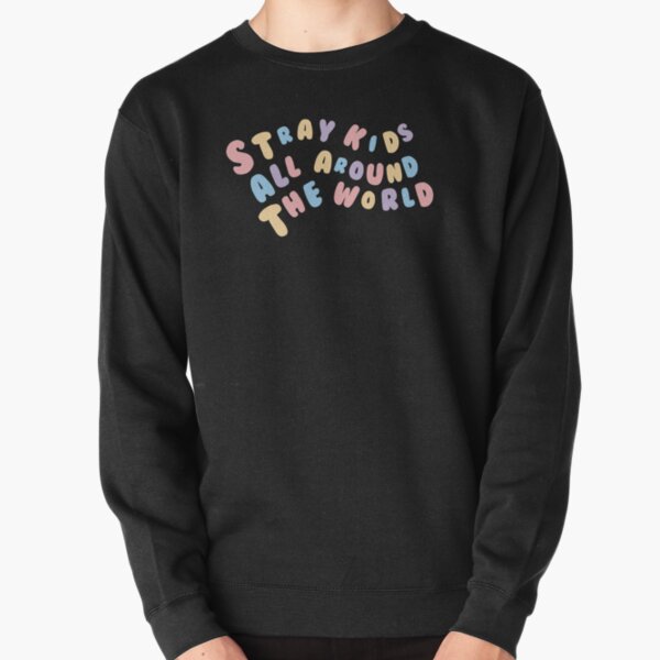 STRAY KIDS ALL AROUND THE WORLD Stay Fandom PASTEL Quote Pullover Sweatshirt RB0508 product Offical Stray Kids Merch