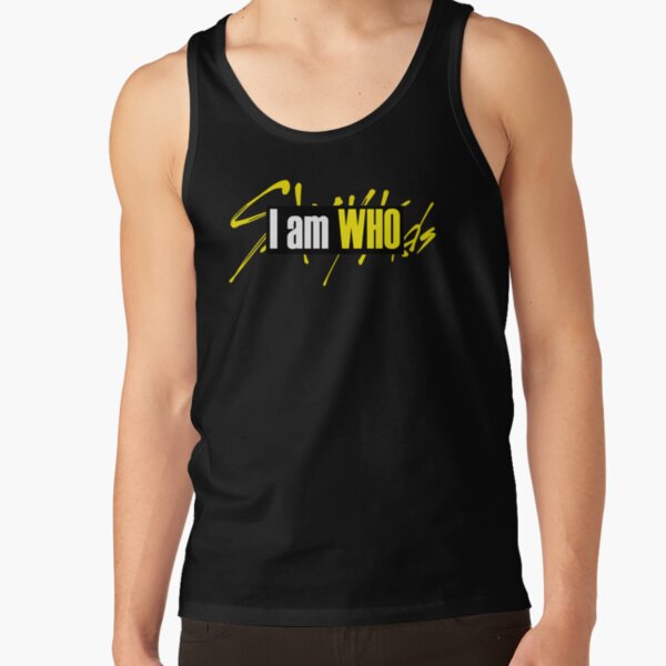 KPOP STRAY KIDS OFFICIAL LOGO I AM WHO Tank Top RB0508 product Offical Stray Kids Merch