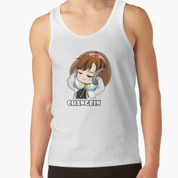 KPOP STRAY KIDS CHANGBIN CHIBI Tank Top RB0508 product Offical Stray Kids Merch
