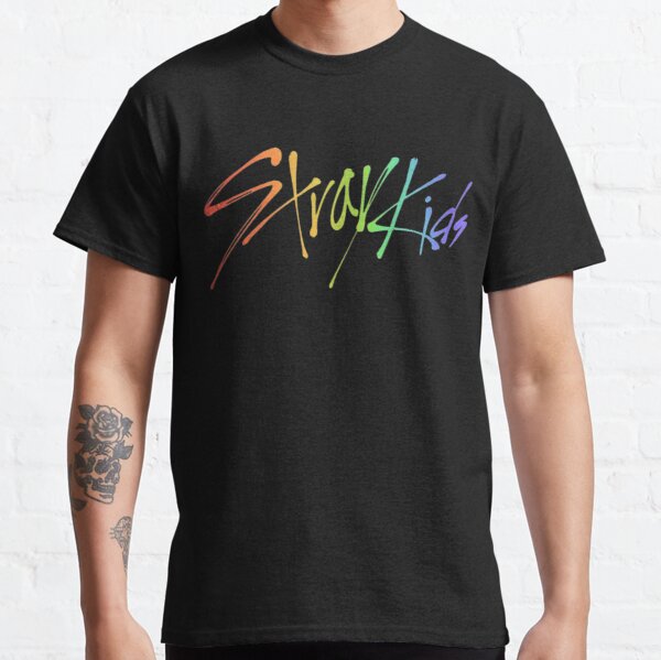 Stray Kids Rainbow Logo Classic T-Shirt RB0508 product Offical Stray Kids Merch