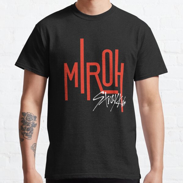KPOP STRAY KIDS OFFICIAL LOGO MIROH Classic T-Shirt RB0508 product Offical Stray Kids Merch