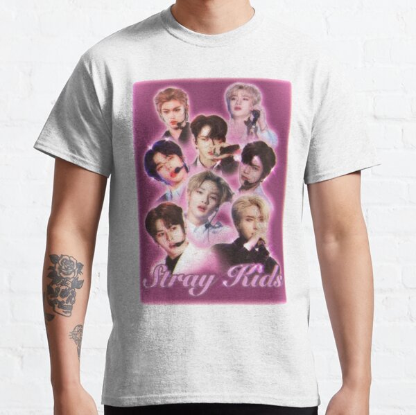 Stray Kids 90s heartthrob group photo Classic T-Shirt RB0508 product Offical Stray Kids Merch