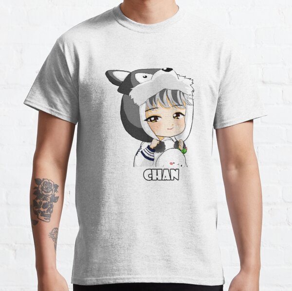 KPOP STRAY KIDS BANG CHAN CHIBI Classic T-Shirt RB0508 Sản phẩm Offical Stray Kids Merch