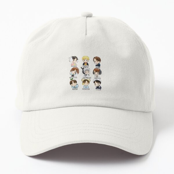 STRAY KIDS CHIBI ALL MEMBERS  Dad Hat RB0508 product Offical Stray Kids Merch