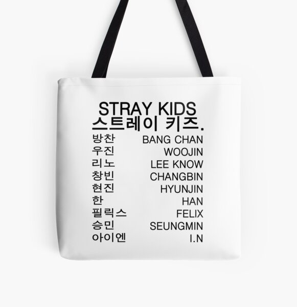 STRAY KIDS All Over Print Tote Bag RB0508 Sản phẩm Offical Stray Kids Merch