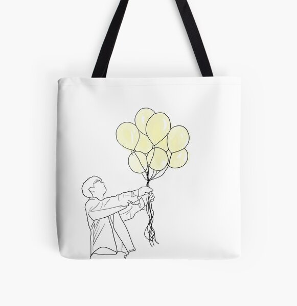 stray kids grow up 잘 하고 있어, boy with balloons All Over Print Tote Bag RB0508 product Offical Stray Kids Merch