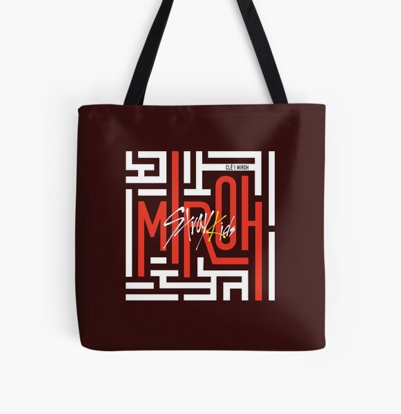 KPOP STRAY KIDS OFFICIAL LOGO MIROH All Over Print Tote Bag RB0508 product Offical Stray Kids Merch