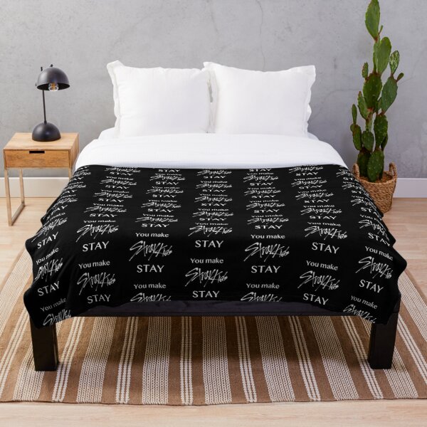 You make Stray Kids STAY (White) Throw Blanket RB0508 product Offical Stray Kids Merch