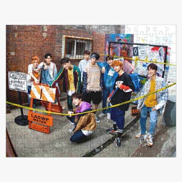 Stray Kids poster ot9  Jigsaw Puzzle RB0508 product Offical Stray Kids Merch