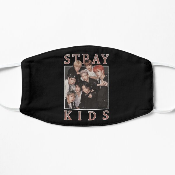 STRAY KIDS Vintage Retro Band Style 90s  Flat Mask RB0508 product Offical Stray Kids Merch