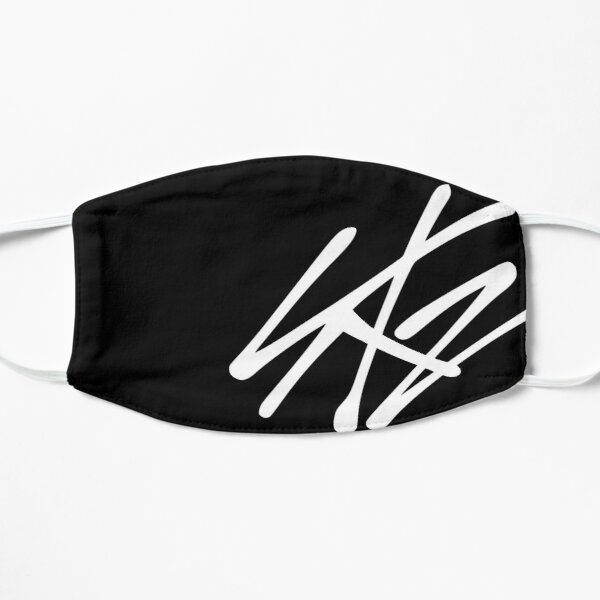 Stray Kids Logo White Colored Flat Mask RB0508 product Offical Stray Kids Merch