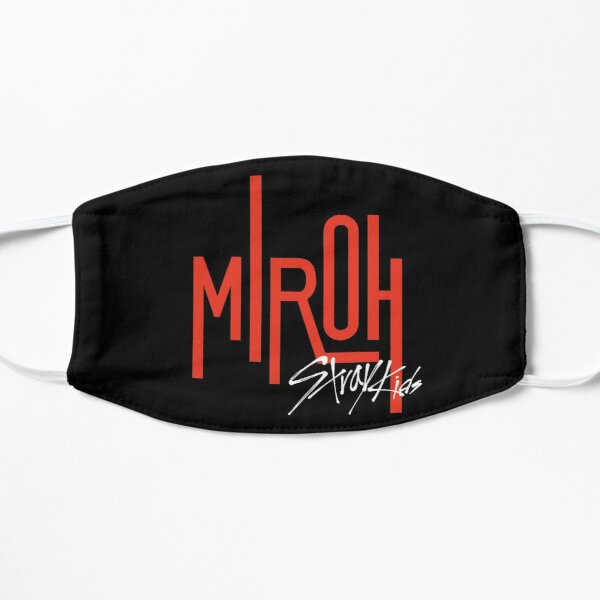 KPOP STRAY KIDS OFFICIAL LOGO MIROH Flat Mask RB0508 product Offical Stray Kids Merch