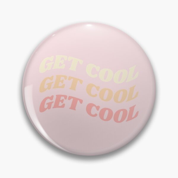'get cool' Stray Kids Typography Pin RB0508 product Offical Stray Kids Merch