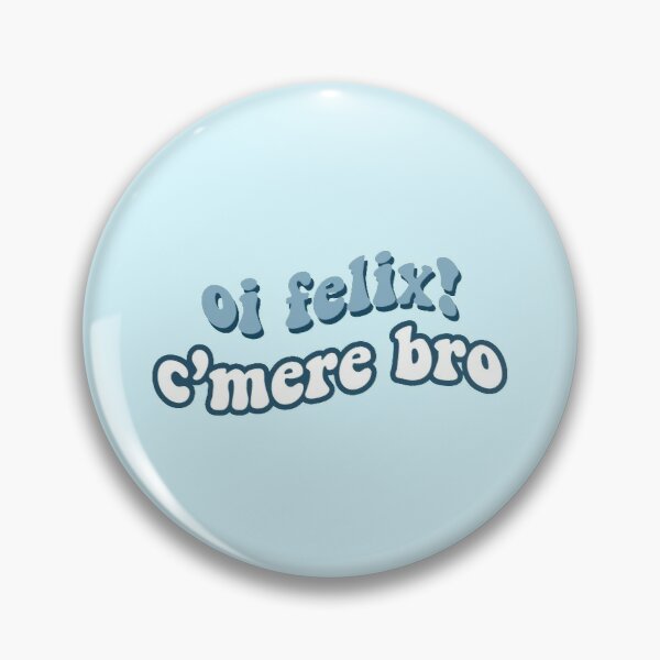 bangchan oi felix! c'mere bro  Pin RB0508 product Offical Stray Kids Merch