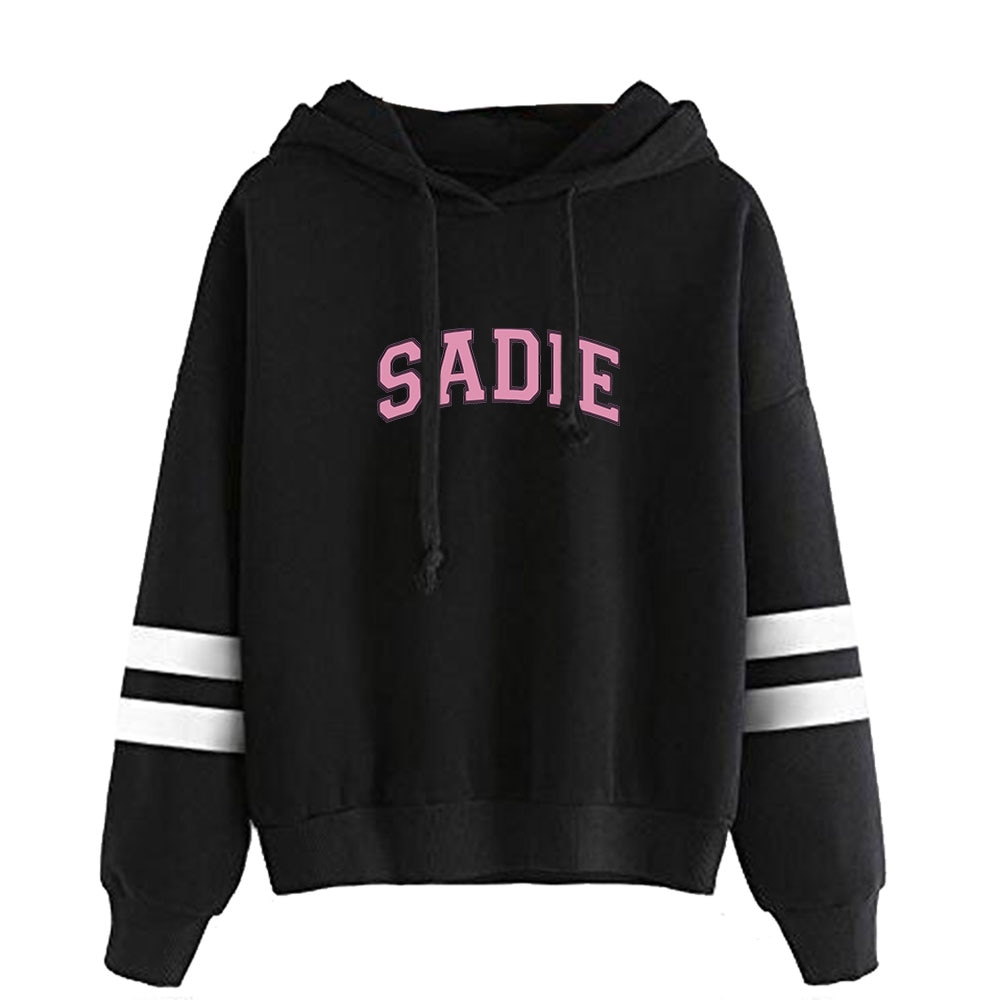 2022 Sadie Crowell Hoodie Hand Sleeve Parallel Bars Print Hoodie Sweatshirt Men Women Clothing - Stray Kids Store