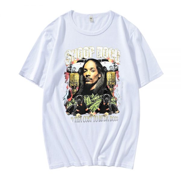 2021 Hot Sale Anime Snoop Doggy Dogg Cartoon Print O neck Shirts Funny Comfortable T Shirts 1 600x600 1 - Stray Kids Store