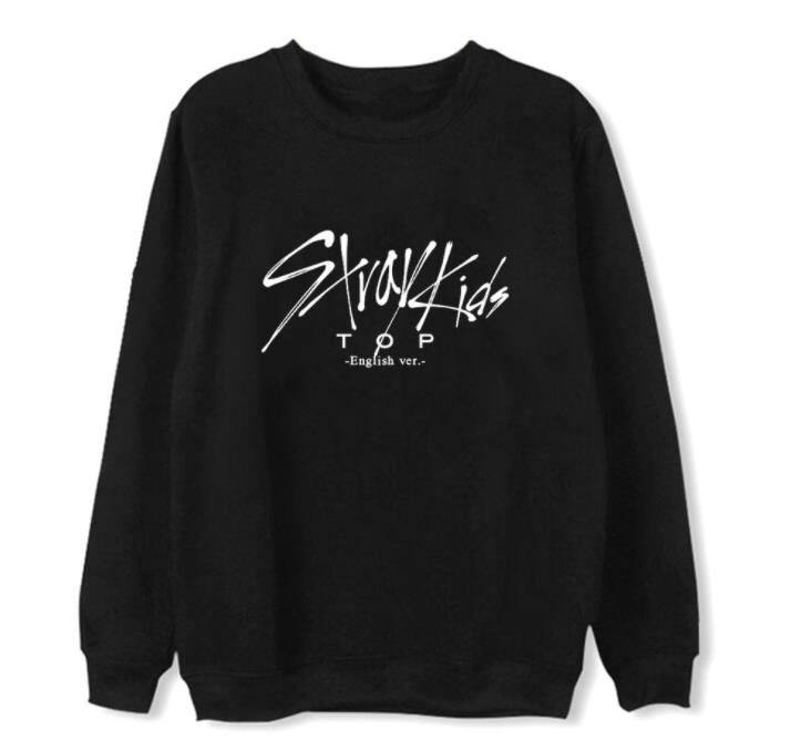 2022 New arrival kpop straykids stray kids top english ver same printing hoodies unisex o neck 1 - Stray Kids Store