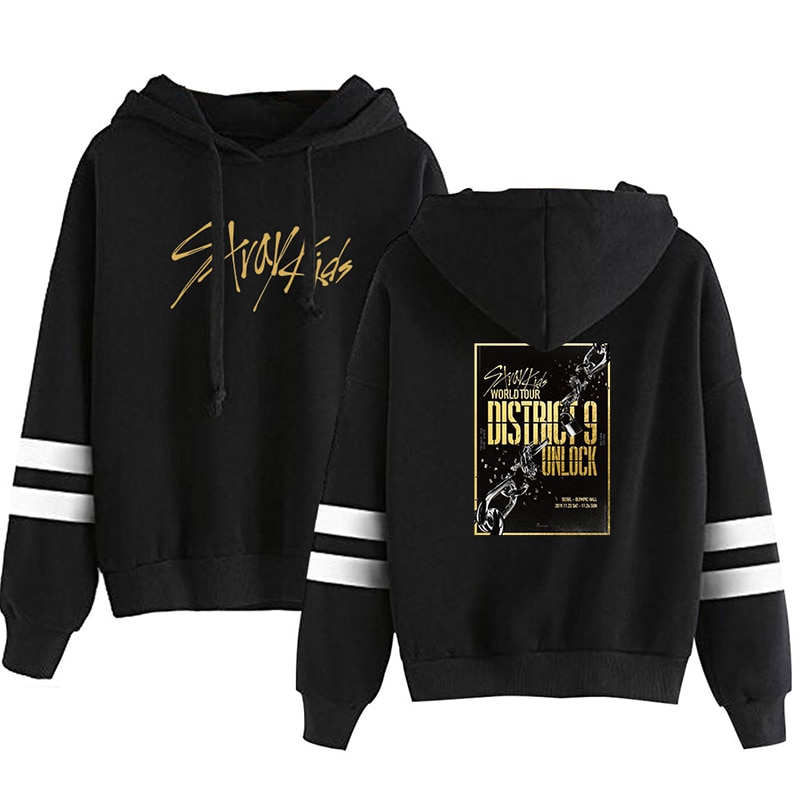 Stray Kids Hoodie Sweatshirts World Tour Stray Kids Kpop Hip Hop Men Women Hooded Pullover girls - Stray Kids Store