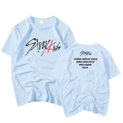 stray kids merch member names tee official kpop merchandise online - Stray Kids Store