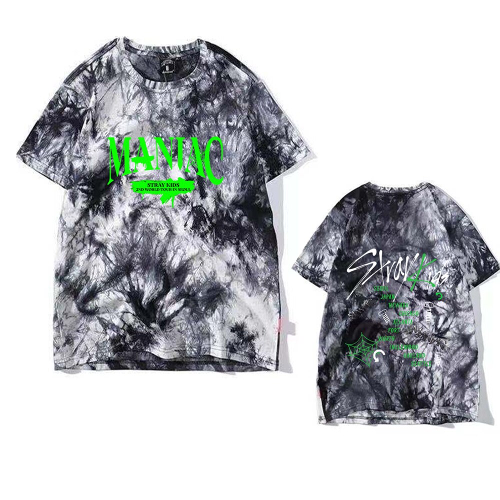 2022 Stray Kids Maniac Fashion T Shirt Cool Fans Short Sleeve Tops Unisex 2 - Stray Kids Store