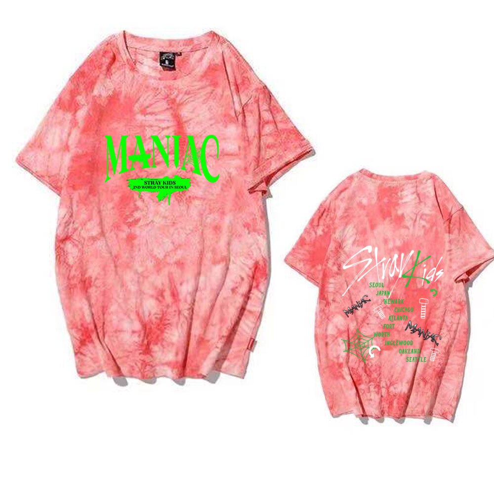 2022 Stray Kids Maniac Fashion T Shirt Cool Fans Short Sleeve Tops Unisex 3 - Stray Kids Store