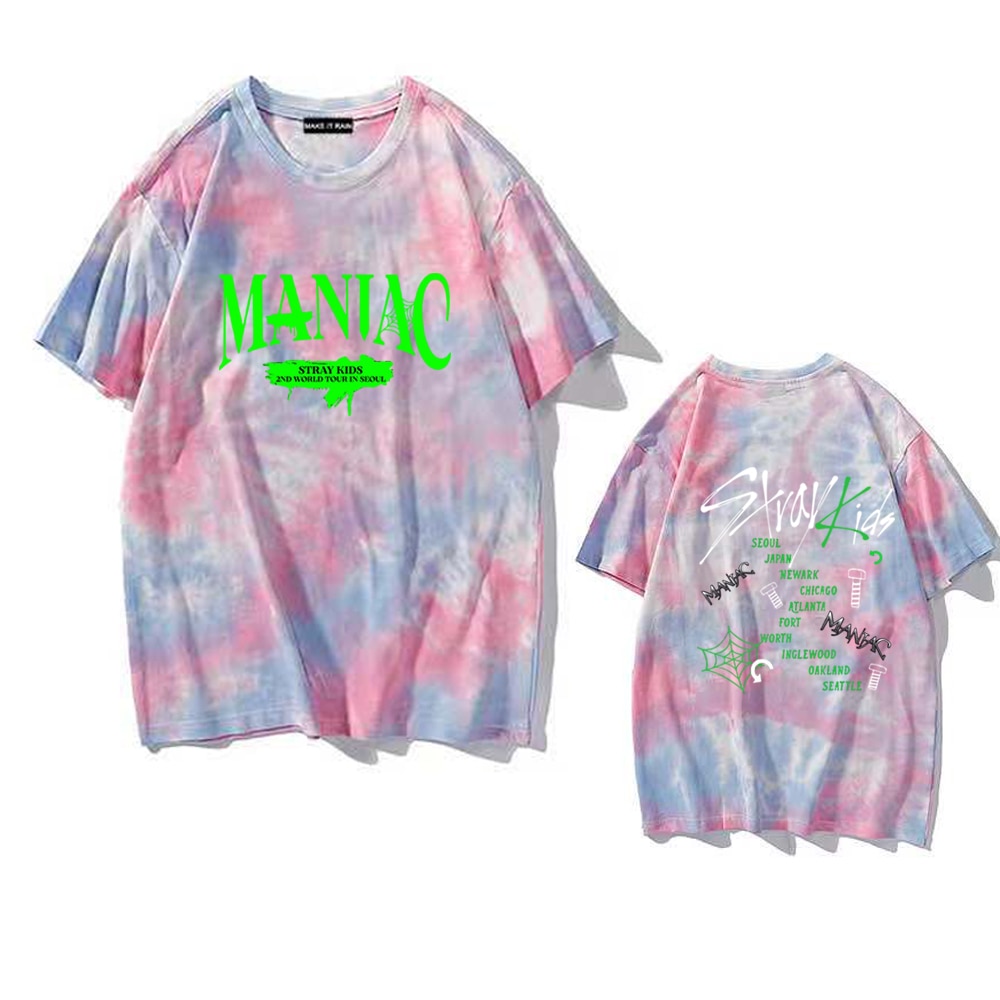 2022 Stray Kids Maniac Fashion T Shirt Cool Fans Short Sleeve Tops Unisex 4 - Stray Kids Store