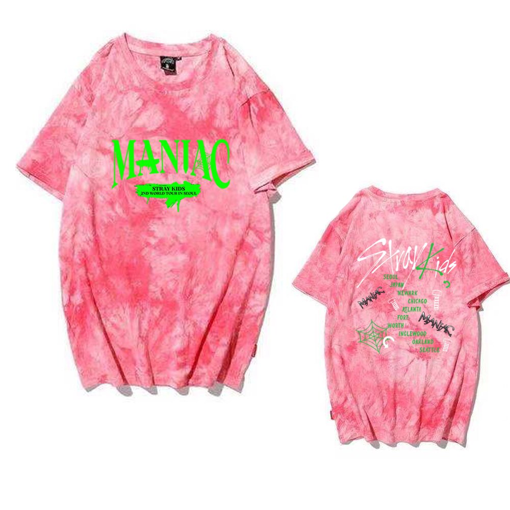 2022 Stray Kids Maniac Fashion T Shirt Cool Fans Short Sleeve Tops Unisex 5 - Stray Kids Store
