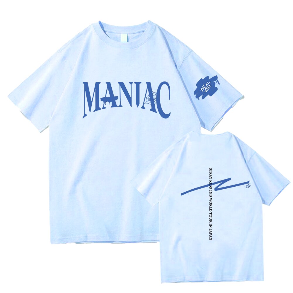Stray Kids 2Nd World Tour maniac In Japan Graphic T Shirt Men Women Hip Hop Shirts 5 - Stray Kids Store