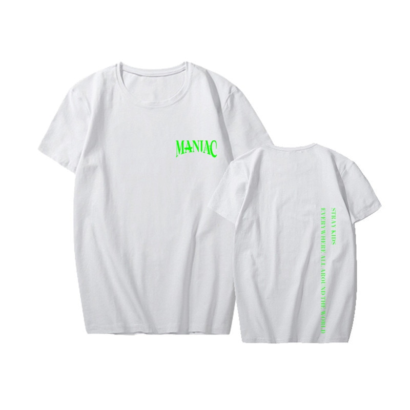 Stray kids MANIAC t shirts Cotton t shirt Premium Quality Kpop Fans tees 1 - Stray Kids Store
