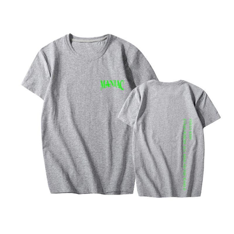 Stray kids MANIAC t shirts Cotton t shirt Premium Quality Kpop Fans tees 2 - Stray Kids Store