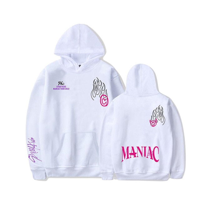 Stray Kids - straykids スキズ 公式グッズ 海外限定 maniacツアー パーカー Stray Kids Maniac SKZ World Tour North American Tour Hoodie