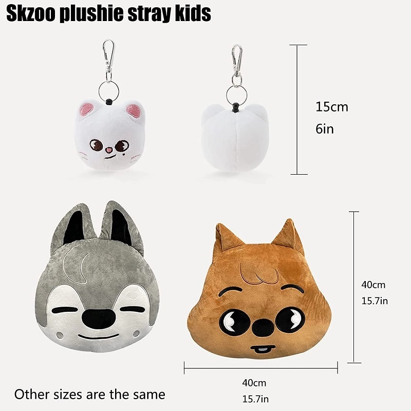 Skzoo Plush Toys Keychain 16cm Accessories Pendant Stray Kids Skz Stay Stuffed Dolls Kawaii Cartoon Stuffed 5 - Stray Kids Store