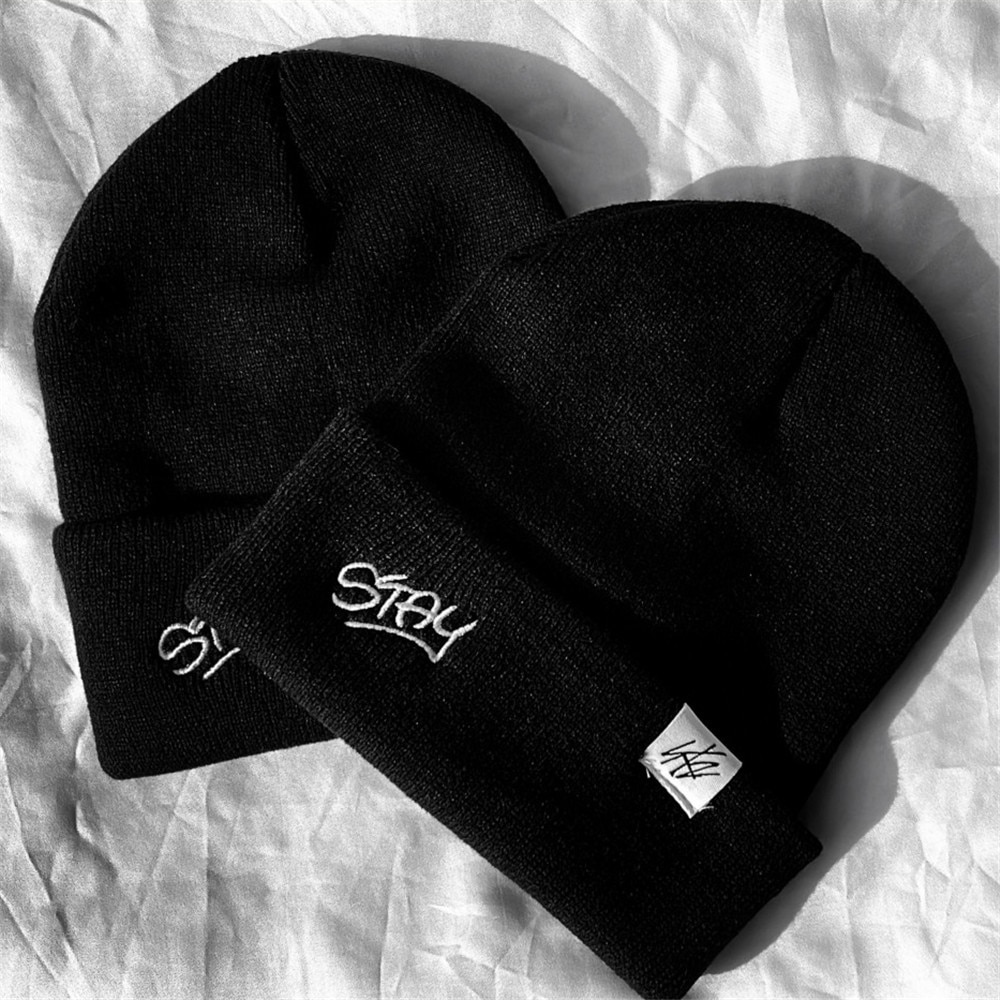 Stray Kids Bangchan Beanies Knitted Hats Stay Embroiedried Hat for Unisex Beanie Caps Warmer Bonnet Men 4 - Stray Kids Store
