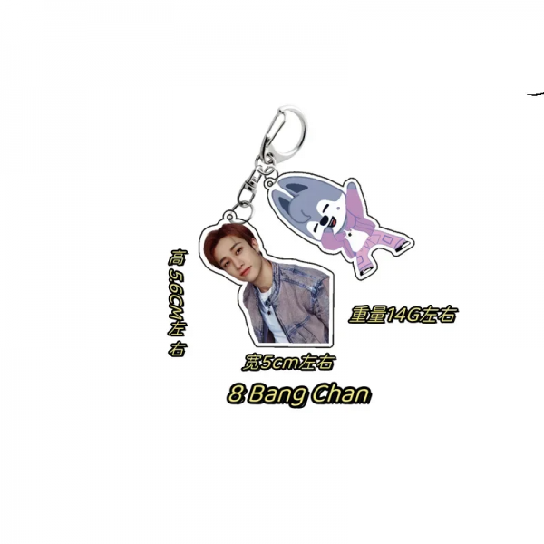 Stray Kids Keychains Felix Bang Chan Hwang Hyun Jin Chang-Bin Stray Kids Keychains - Image 10