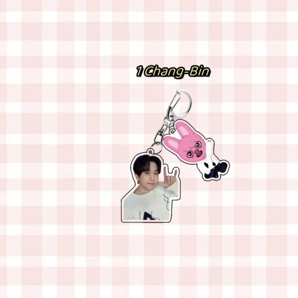 Stray Kids Keychains Felix Bang Chan Hwang Hyun Jin Chang-Bin Stray Kids Keychains - Image 6
