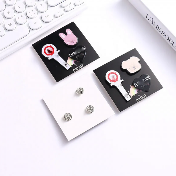Stray Kids Pins SKZ small animal support stick brooch three pieces Stray Kids Pins - Image 7