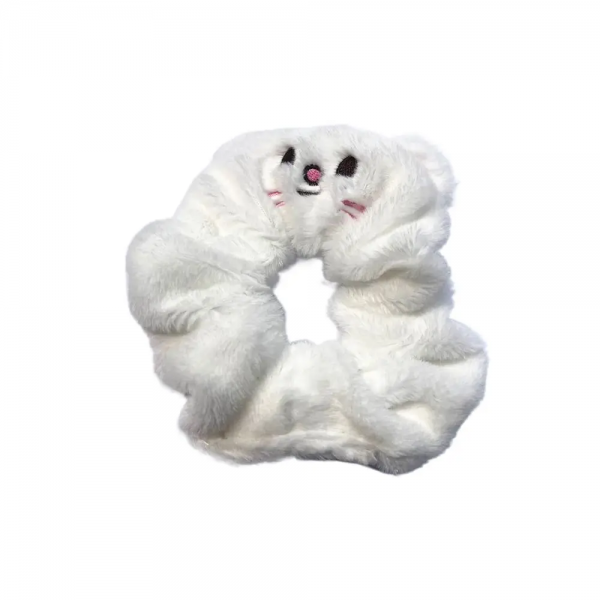 Cartoon Fabric Rabbit Hair Rope Knotted Solid Colors Stray Kids Scrunchies - Image 11