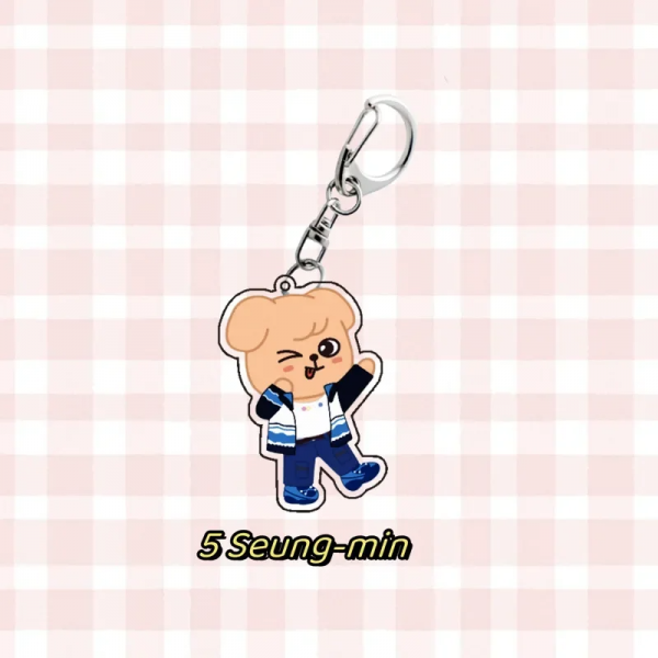 Stray Kids Keychains Felix Bang Chan Hwang Hyun Jin Chang-Bin Stray Kids Keychains - Image 4