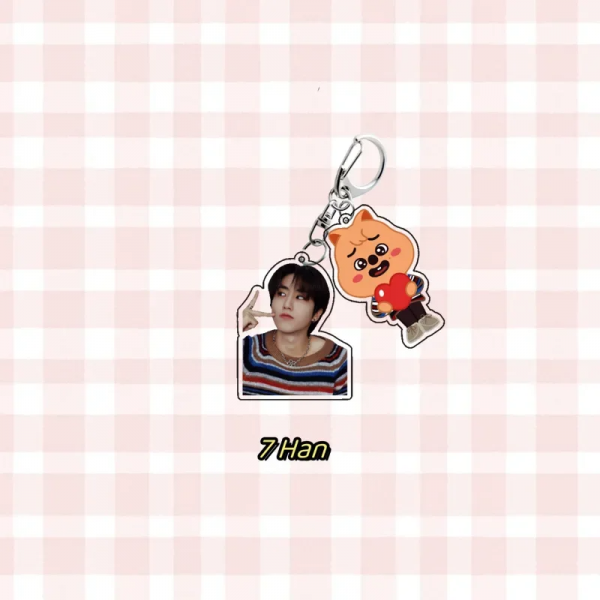 Stray Kids Keychains Felix Bang Chan Hwang Hyun Jin Chang-Bin Stray Kids Keychains - Image 4