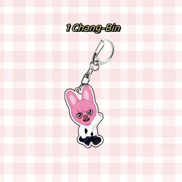 Stray Kids Keychains Felix Bang Chan Hwang Hyun Jin Chang-Bin Stray Kids Keychains - Image 3