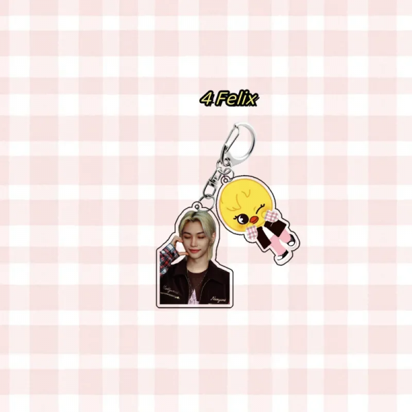 Stray Kids Keychains Felix Bang Chan Hwang Hyun Jin Chang-Bin Stray Kids Keychains - Image 3