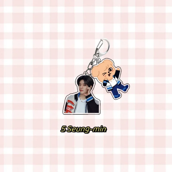 Stray Kids Keychains Felix Bang Chan Hwang Hyun Jin Chang-Bin Stray Kids Keychains - Image 2