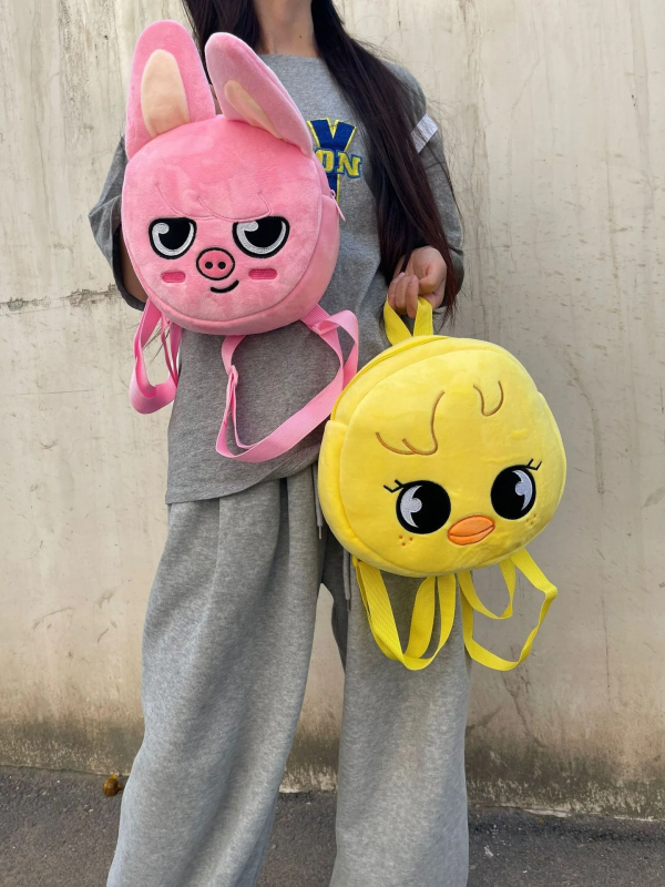Stray Kids Backpacks Plush Cartoon KPOP Student Backpack Stray Kids Backpacks - Image 4