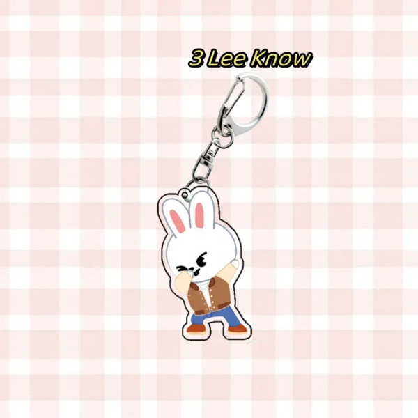 Stray Kids Keychains Felix Bang Chan Hwang Hyun Jin Chang-Bin Stray Kids Keychains - Image 2
