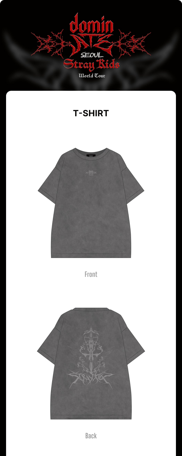 Stray Kids T-Shirts - DominATE SEOUL' World Tour Classic T-shirt - Image 2