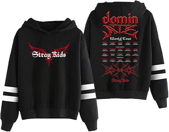 Stray Kids Hoodie - Dominate World Tour Pocketless Edition