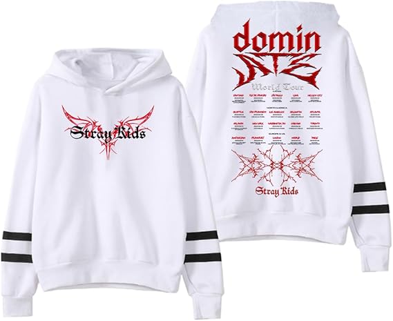 Stray Kids Hoodie - Dominate World Tour Pocketless Edition 5 - Stray Kids Store Stray Kids Hoodie - Dominate World Tour Pocketless Edition - Image 5
