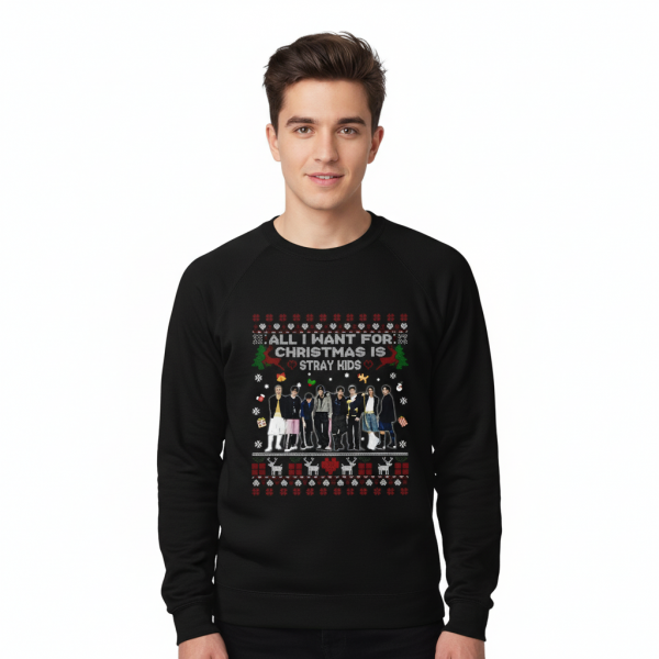 All I Want For Christmas is Stray Kids Ugly Christmas Sweater - Image 2